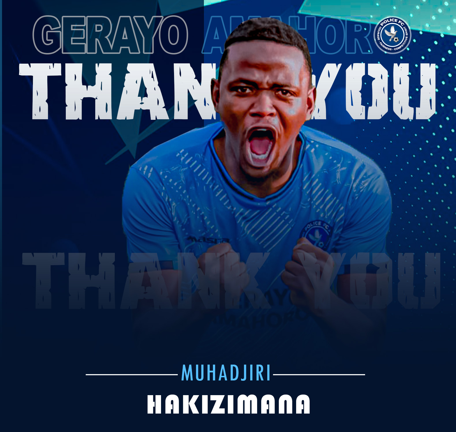 Hakizimana Muhadjiri yatandukanye na Police FC