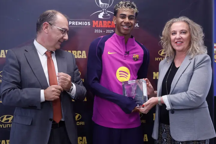 Lamine Yamal yongeye gutwara Mbappé na Vinícius igihembo