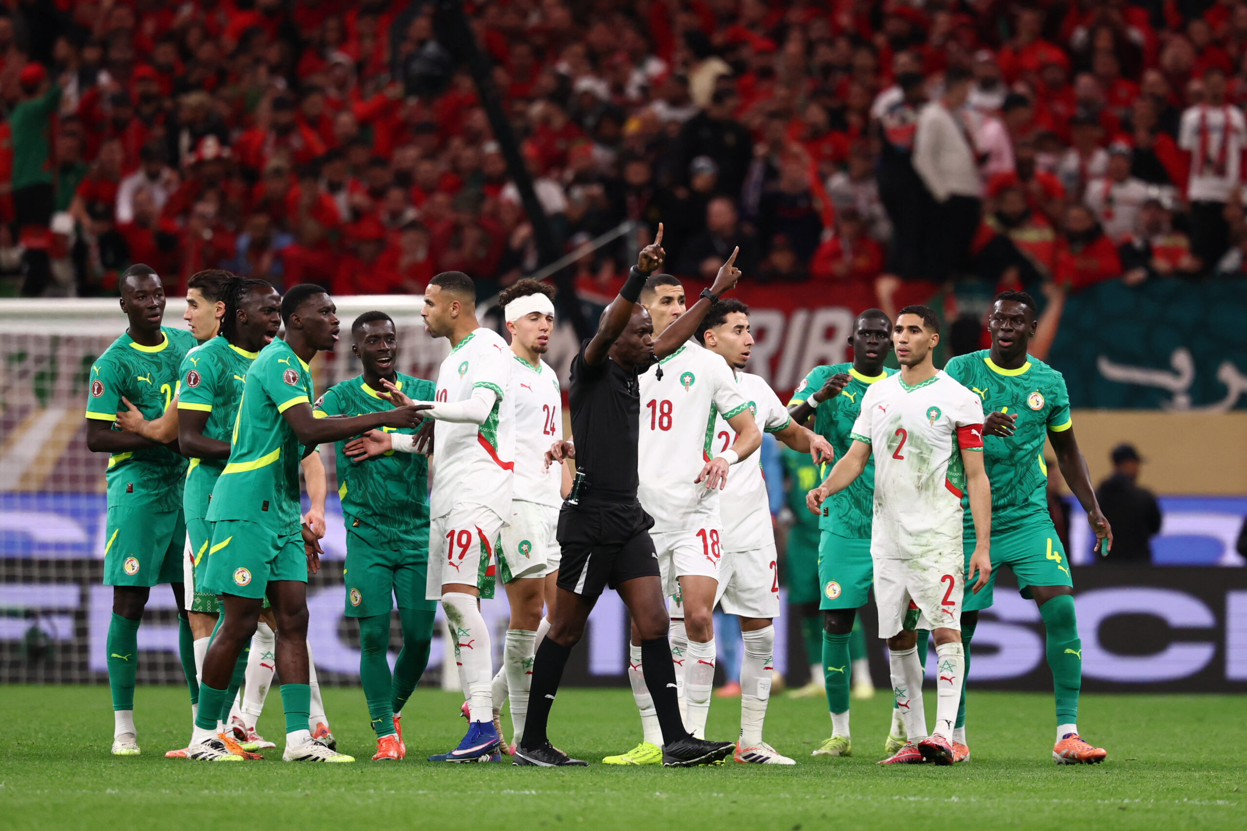 CAF yafatiye ibihano bikomeye Sénégal na Maroc nyuma y’imvururu zaranze umukino wa nyuma wa CAN 2025
