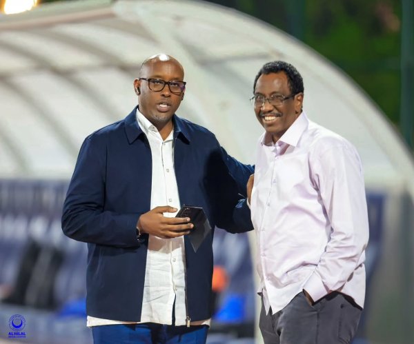 Perezida wa FERWAFA yasuye Al Hilal SC mbere y’umukino wa 1/4 cya CAF Champions League